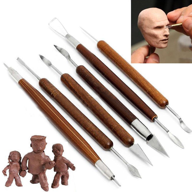 Bộ dụng cụ 6 món dùng điêu khắc đất sét