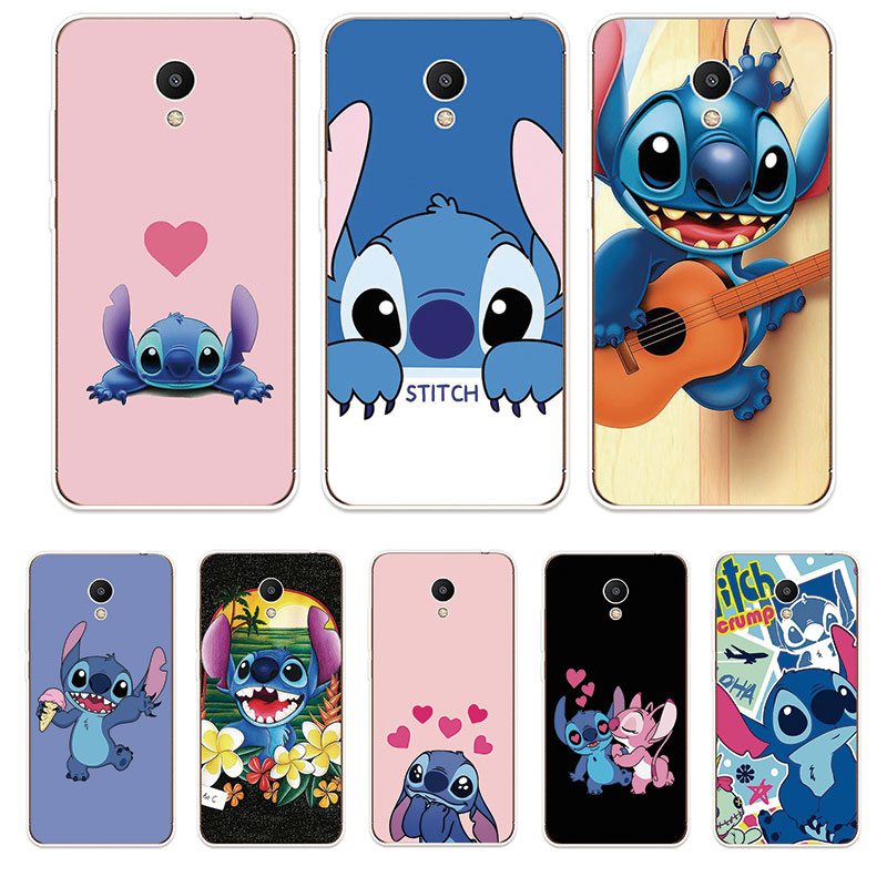 Meizu M3 M3S M5 M6 NoteSoft TPU Silicone Phone Case Cover Stitch