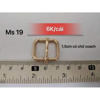 Khoá kim 1,5cm hiệu coach-tk19