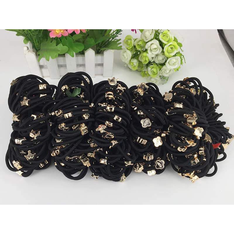 Combo 100 cột tóc nhiều hình,,,