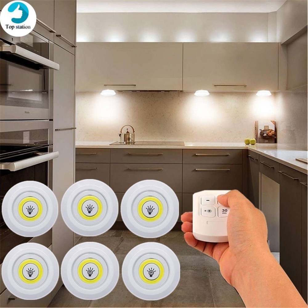 Household COB Remote Control SensorLED Light Feeding Bedroom Cupboard Closet Touch Night Lights Dimmable