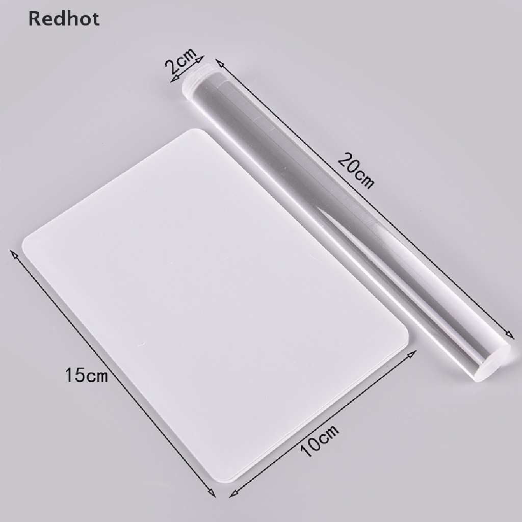 &lt; Redhot &gt; Cây Lăn Đất Sét Acrylic Trơn Dùng Để Tạo Hình DIY