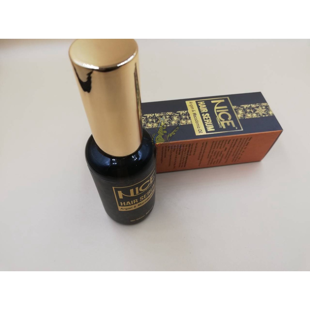 SERUM DƯỠNG TÓC NICE CHIẾT XUẤT MACAMADIA &amp; ARGAN OIL 50ML