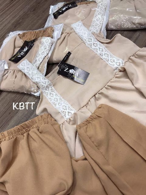 Set áo baby doll + quần ống sớ9 | BigBuy360 - bigbuy360.vn