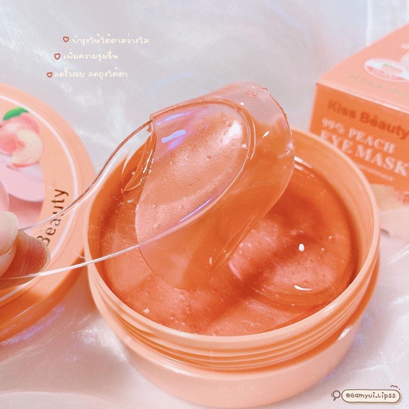 Mặt nạ mắt Kiss beauty 🍑MASK EYE KISS BEAUTY PEACH🍑 | BigBuy360 - bigbuy360.vn