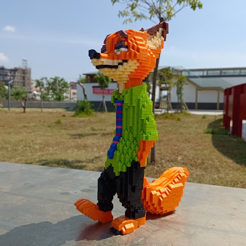 Đồ Chơi Lắp Ráp Hình Động Vật Dễ Thương Giáo Dục Cho Bé