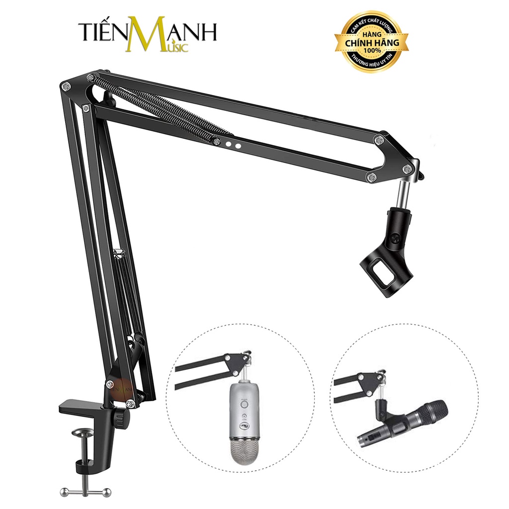 Chân Micro Kẹp Bàn Thu Âm LiveStream Arm NB35, NB37, NB39 - Giá Đỡ Đế Mic Stand NB-35, NB-37, NB-39 Microphone