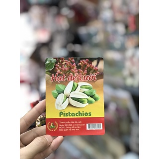 100 cái tem chữ nhật hạt dẻ cười decan