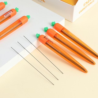 Hộp ngòi bút chì kim bấm hình củ cà rốt siêu cute