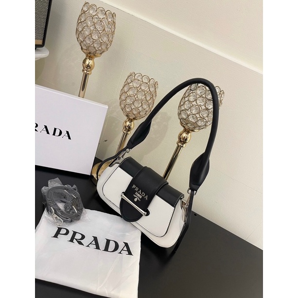 Túi Pra.da Kẹp Nách FULL BOX Phom Xịn Phụ Kiện Như Hình QSTX0252