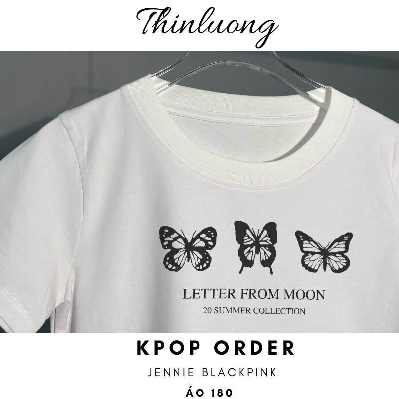 (Sẵn - video ) Áo thun form cotton trắng Jen A3j