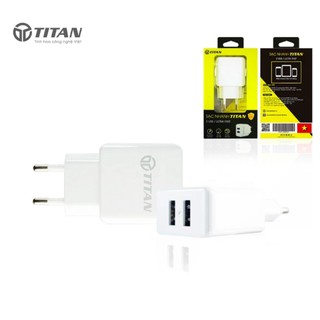 Cốc sạc nhanh ultra fast 2 cổng usb titan sn07