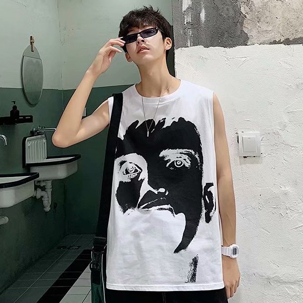 Áo Thun Thể Thao Ba Lỗ Dáng Rộng Thời Trang Cho Nam