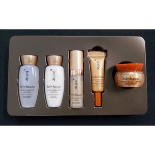 Bộ dưỡng da nhân sâm Sulwhasoo Concentrated Ginseng Renewing Basic Kit 5 pcs