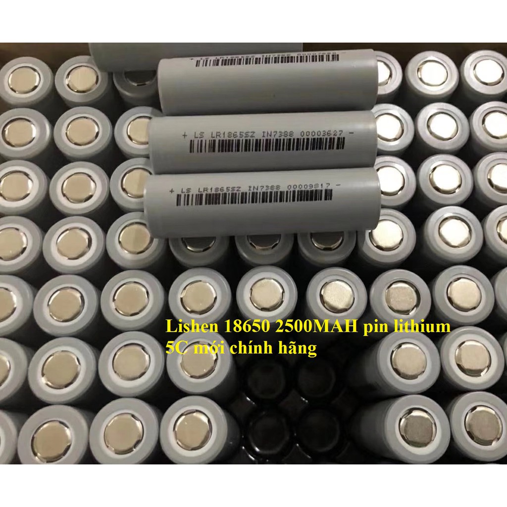 Lisen Xám Cell Pin 18650 Lishen 2600mah-5C (Xả 10A)
