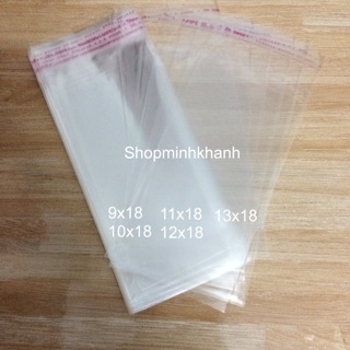 100g Túi dán mép size 9x18/10x18/11x18/12x18/13x18