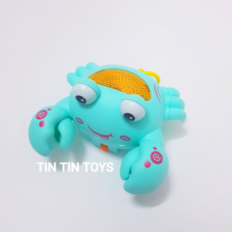 [Có ĐÈN] Đồ chơi cua chạy cót dễ thương