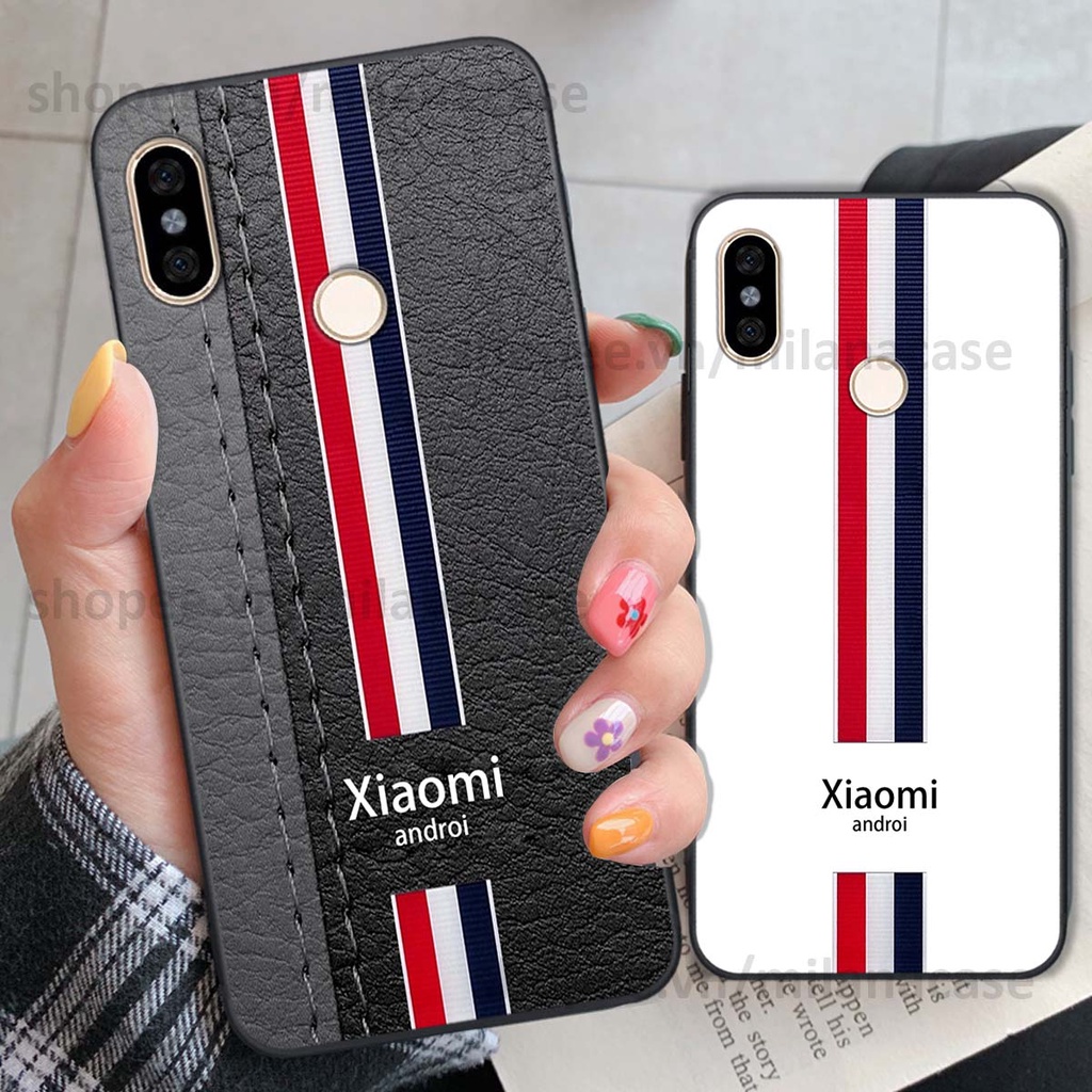 Ốp Xiaomi Redmi Note 5 / Note 6 in giả da phong cách thể thao, cá tính, thời trang