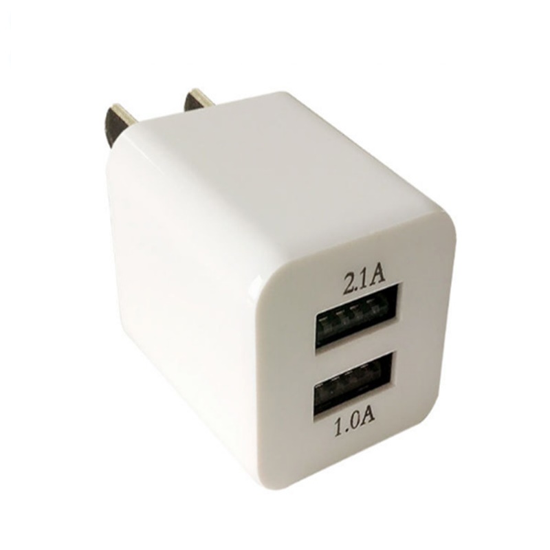 Củ Sạc USB 2 CỔNG Dành Cho Điện Thoại Android, Iphone MÀU TRẮNG