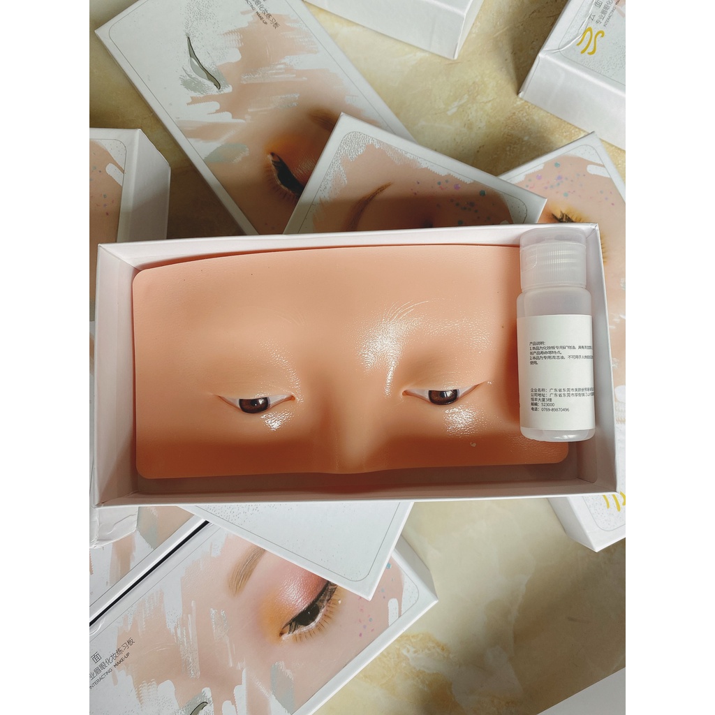 Mặt Nạ Makeup 3d ,kèm nước tẩy trang , luyện kỹ năng tay nghề mô phòng như da thật, bám phấn chuẩn NTH Store