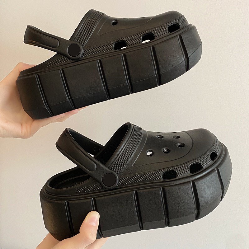 Dép Cross Bành Mì Nam Nữ Unisex Kèm Stick Đế Cao 6cm  Sport Thể Thao