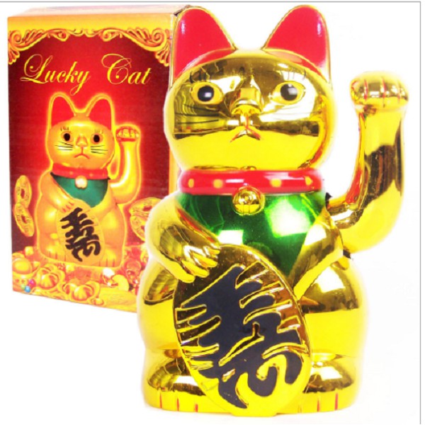 Mèo thần tài( Lắc tay Lucky Cat Golden )