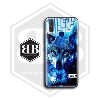 Ốp lưng kính cường lực Vivo Y11 Y12 Y15 Y17 / U10 / Y3 sói đêm huyền bí
