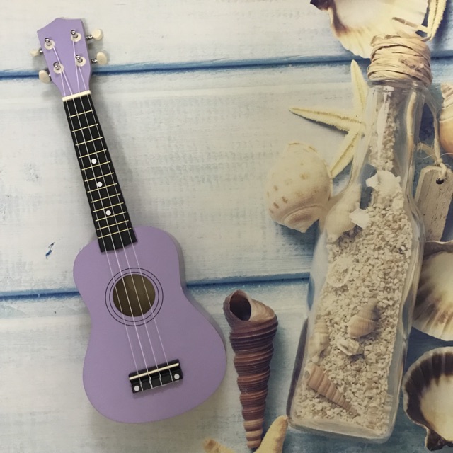 (RẺ VÔ ĐỊCH) ĐÀN UKULELE SOPRANO TÍM NHẠT