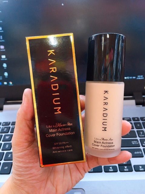 Kem nền Karadium Like a Movie Star Cover Foundation 30ml Tone 21