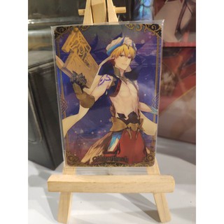 Thẻ bài sưu tầm bánh xốp Fate Grand Order FGO Gilgamesh R - Rare - Tặng bọc bài nhựa bảo quản