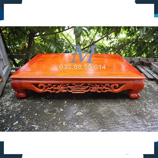 Bàn osin chiện mai gỗ hương cỡ to bàn trà nhật bàn cơm cao 15cm