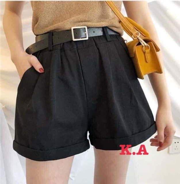 Quần đùi kaki gập gấu (không thắt lưng) DTR0619 | BigBuy360 - bigbuy360.vn