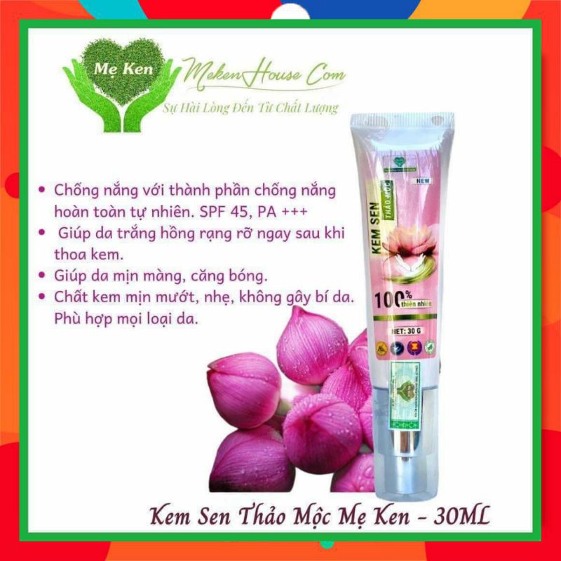 Kem chống nắng thảo mộc Mẹ Ken 30gr