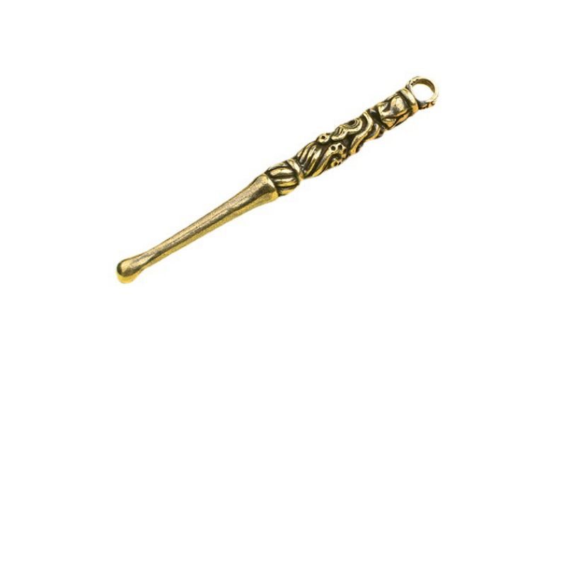 Bộ lấy ráy tai, ngoáy tai, dụng cụ lấy ráy tai bằng đồng thau họa tiết cá koi