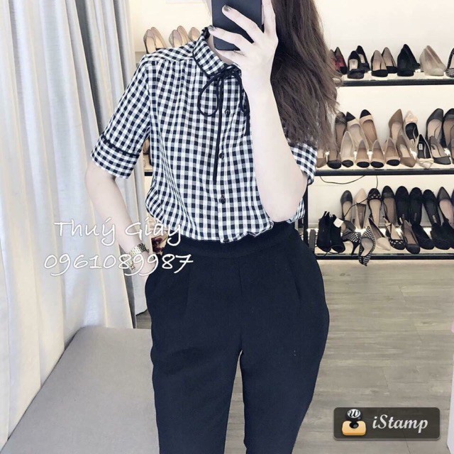 Áo sơ mi kẻ thô mềm