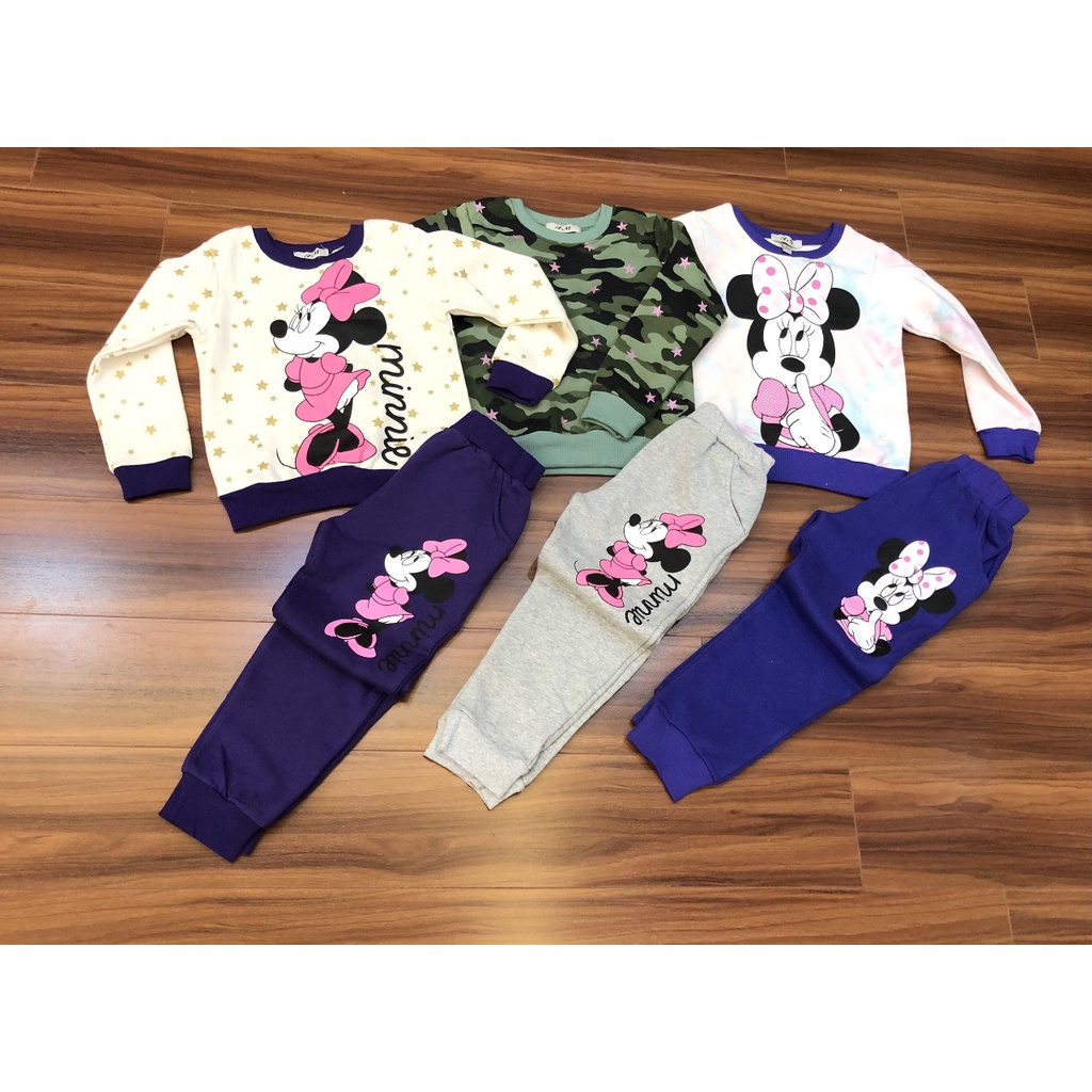 Bộ nỉ bông HM cho bé gái sz 9-14 (18-40kg)