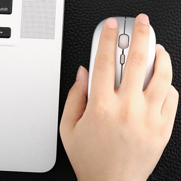 Chuột không dây sạc điện silent kết nối bluetooth XCOM Inphic M1P sạc 1 lần dùng 1 tháng cho Laptop macbook PC Tivi