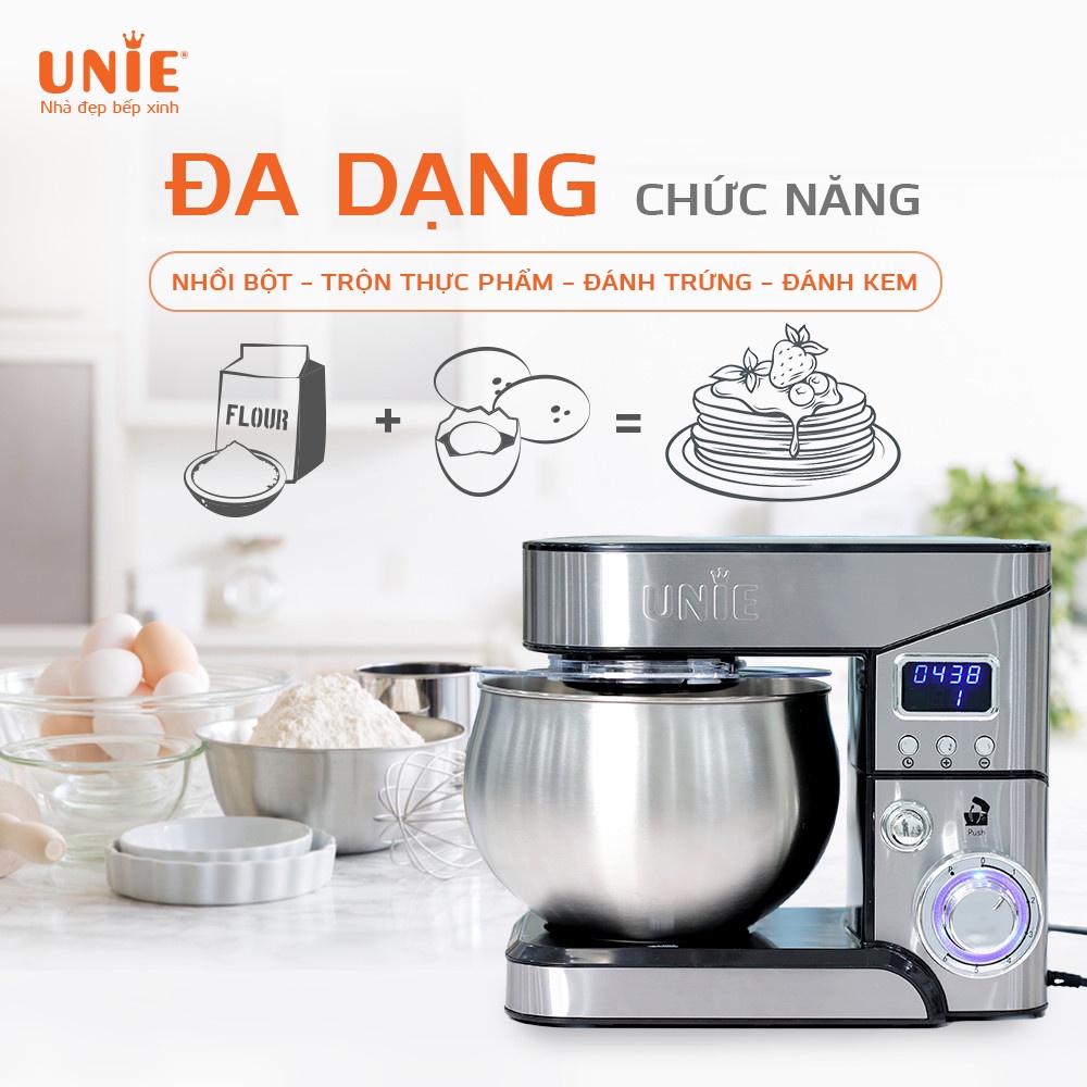 MÁY ĐÁNH TRỨNG TRỘN BỘT UNIE EM2