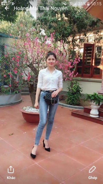 Áo sơ mi trắng 70k