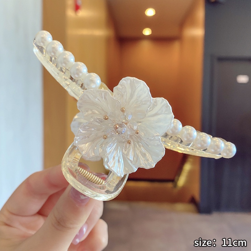 Kẹp tóc hàn quốc hoa ngọc sang trọng , KT08