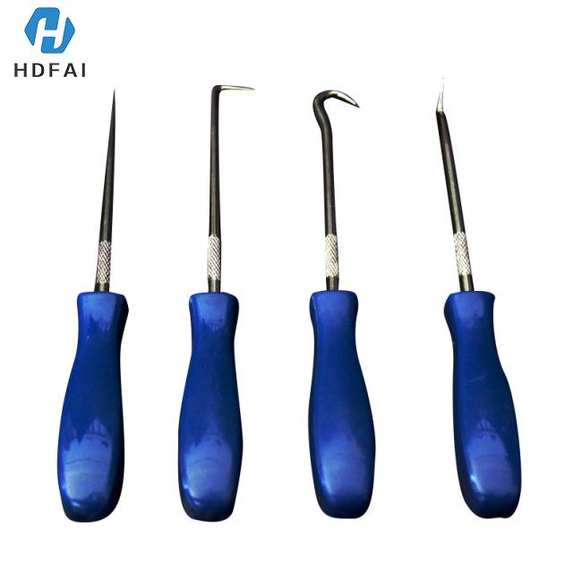 4Pcs Car Pick and Hook Set O Ring Oil Seal Gasket Puller Remover Craft Hand Tool