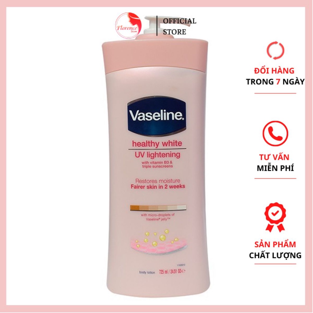 SỮA DƯỠNG THỂ Dưỡng ẩm da Vaseline Lotion 725ml