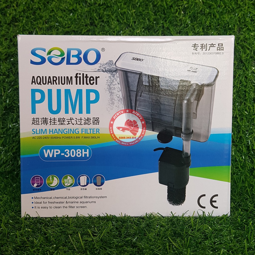 Máy Lọc Thác Nước Bể Cá SOBO WP-308H