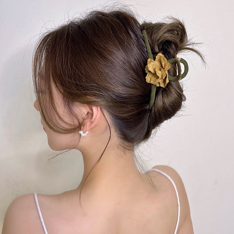 Kẹp Tóc Một Bên Cỡ Lớn Phong Cách Mori Retro Mùa Hè Mới Cho Nữ