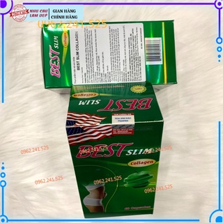 (Giao Hỏa Tốc) Giảm cân Best Slim Collagen USA Chính Hãng (Mẫu Mới 1Hộp 40 Viên)
