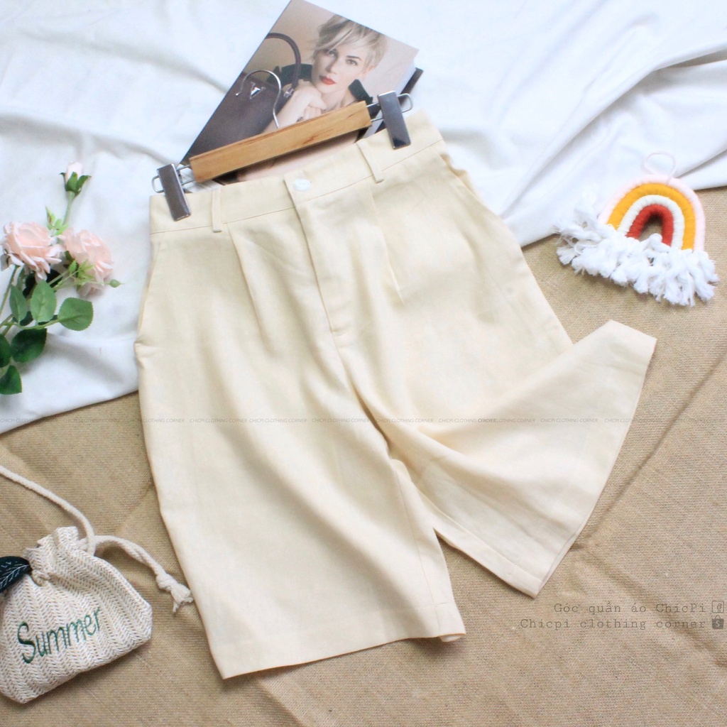 QUẦN LINEN LỬNG GỐI THỜI TRANG