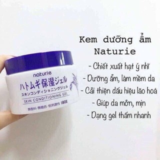 Kem dưỡng trắng da Naturie hạt ý dĩ Nhật Bản