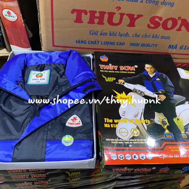 [Hàng Loại 1] SỈ Bộ áo mưa 2 LỚP THUỶ SƠN VIP mã 61