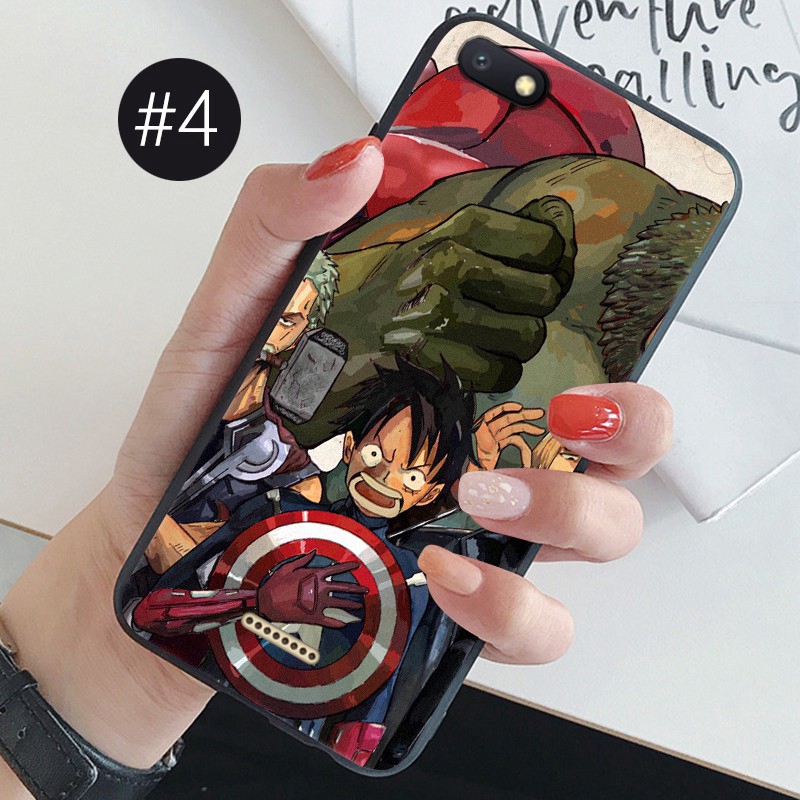 Ốp điện thoại mềm nhám vẽ hình Luffy của One Piece dành cho XIAOMI 11 LITE POCO X3 M3 9t 10T Pro Redmi NOTE 10 10S 5G 7 PRO
