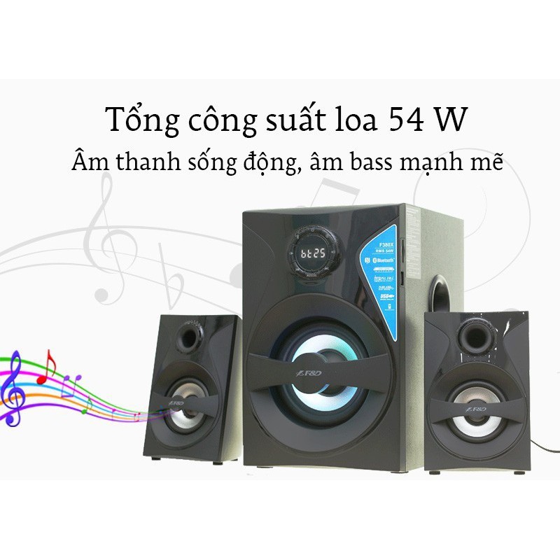 Loa Bluetooth cao cấp FENDA F380X có điều khiển - Hàng Chính Hãng